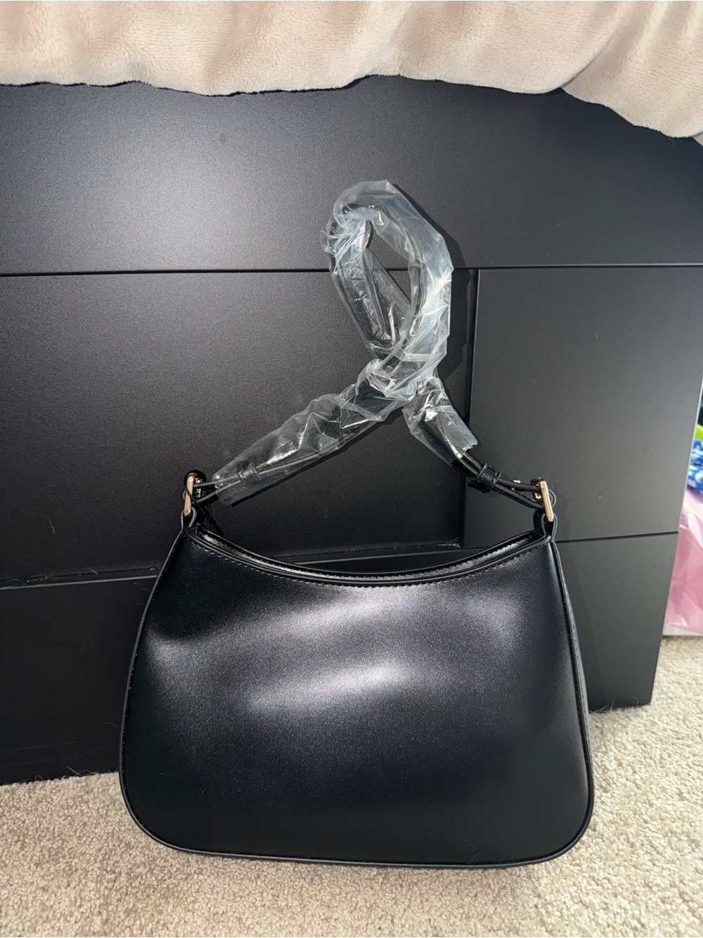 Princess Polly black shoulder bag NWT